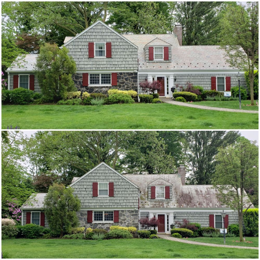 Roof house wash